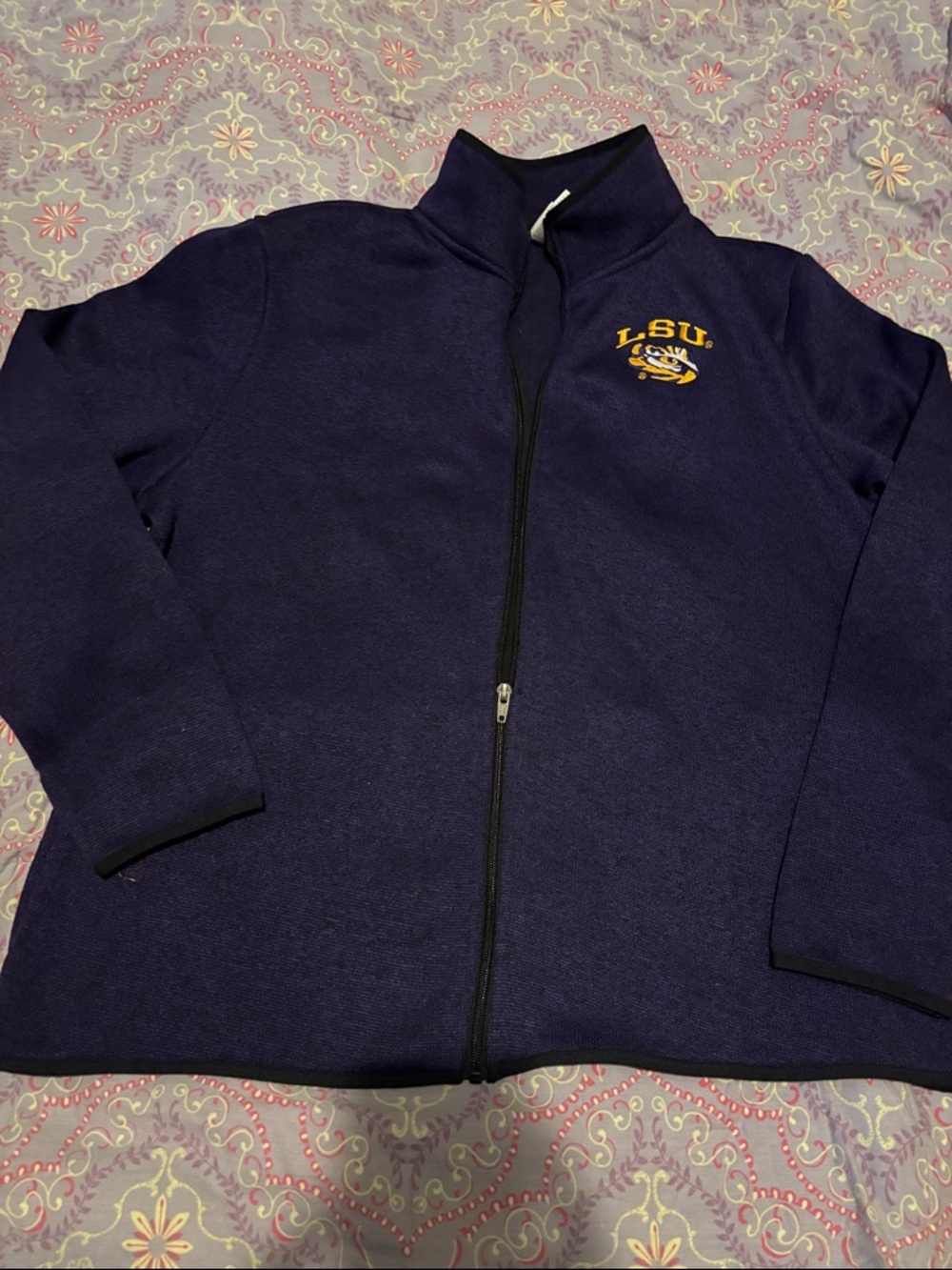 LSU Purple Full-Zip Jacket - Picture 7 of 10